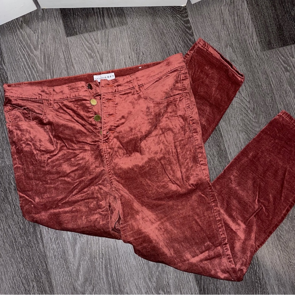 Loft high waist skinny corduroys